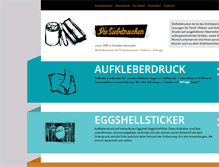 Tablet Screenshot of diesiebdrucker.de
